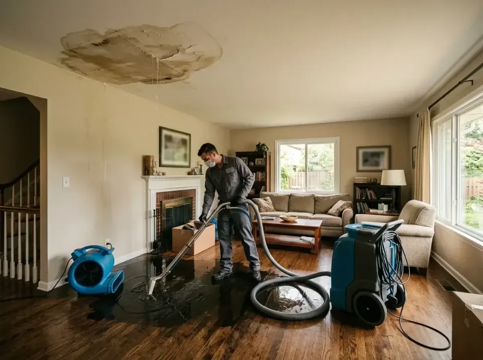 attic-pipe-burst-ceiling-drip-008 — frequently asked questions, Water Damage Restoration & Carpet Care in Gladstone, OR